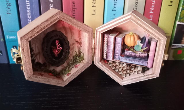 Petite boîte hexagonale 