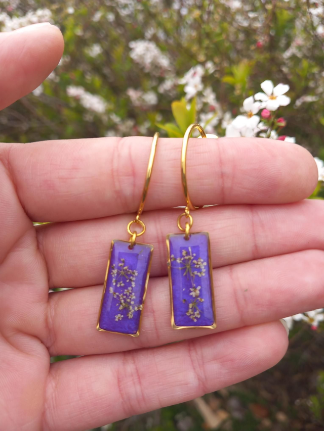 Boucles d'oreilles reine Anne