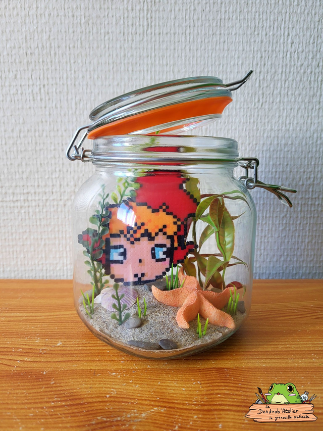 Fille poisson en quête d'aventures