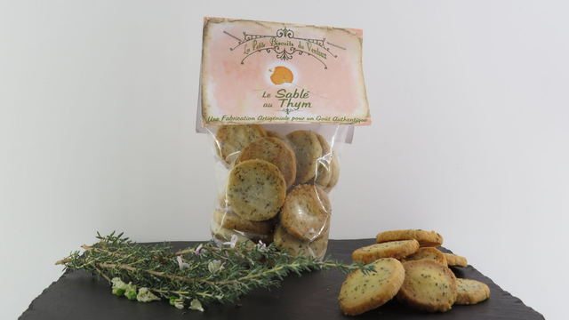 Sablés salés au Thym