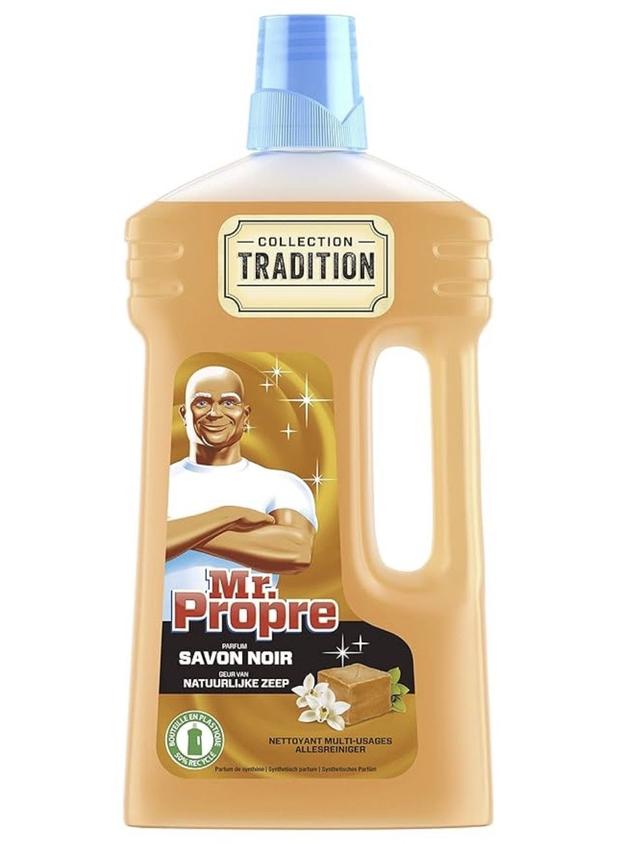 MR PROPRE Ménager Dégraissant Elimine Les Odeurs Savon Noir Fleurs D&#039;Oranger 1L