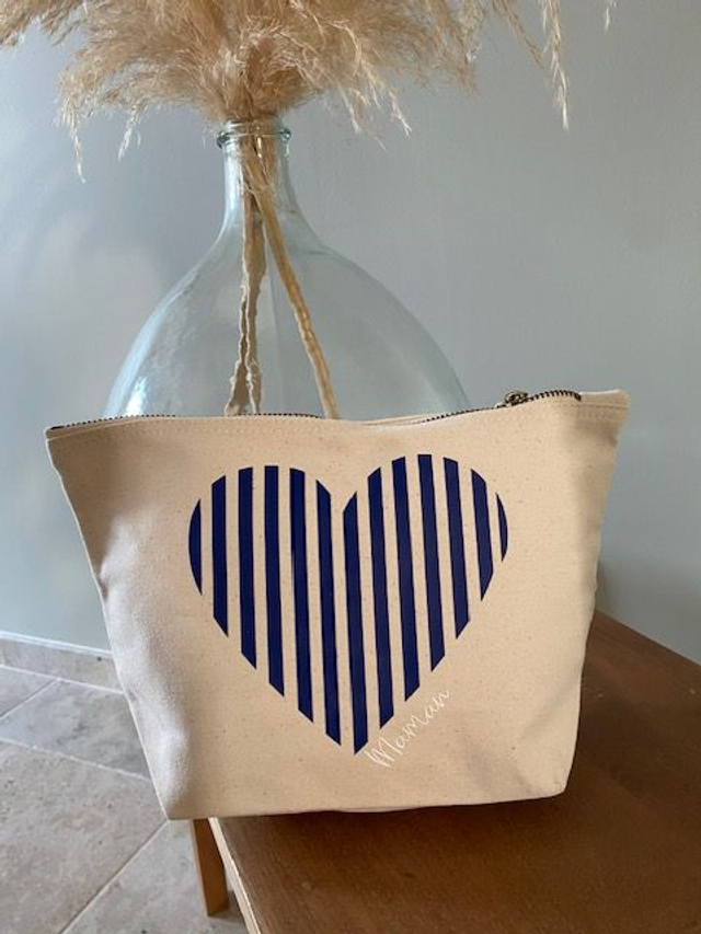 POCHETTE COEUR MARINIERE MAMAN