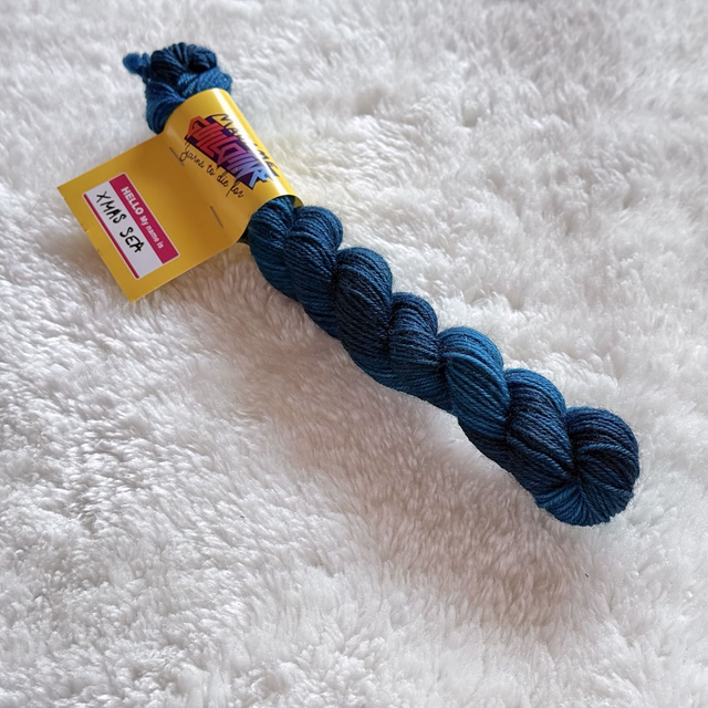 X-Mas Sea — BFL Sock Mini — 20g