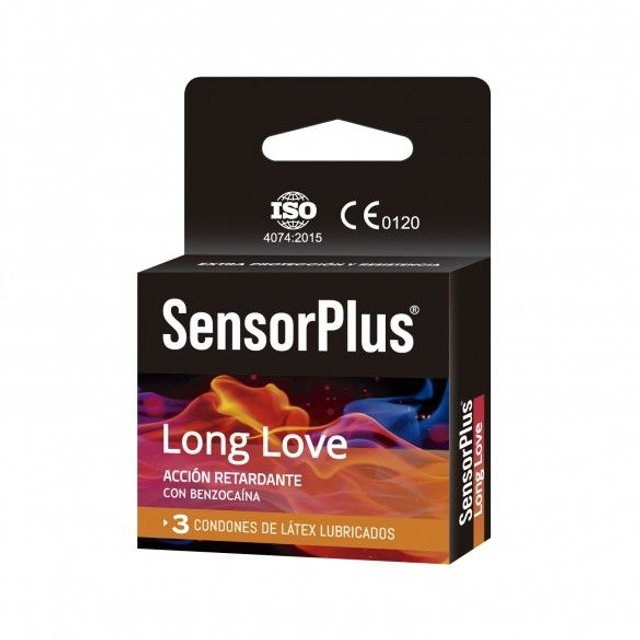 Preservativos Sensor Plus Long Love 3 Un
