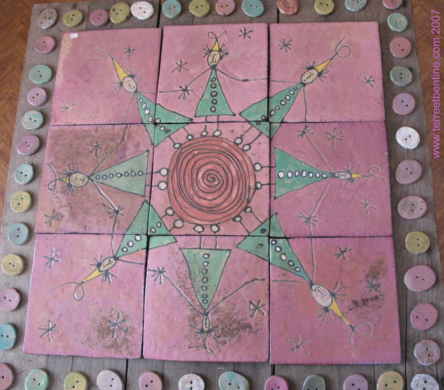 FRESQUE en Raku - Vendu