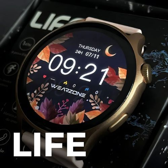 LIFE SMARTWATCH A PROVA D&#039;ÁGUA 1 ATM AMOLED | BATERIA DE LONGA DURAÇÃO| 100 MODOS DE ESPORTES