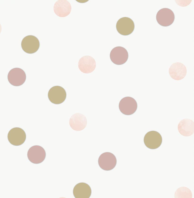 Dotty Polka Pink / American Gold