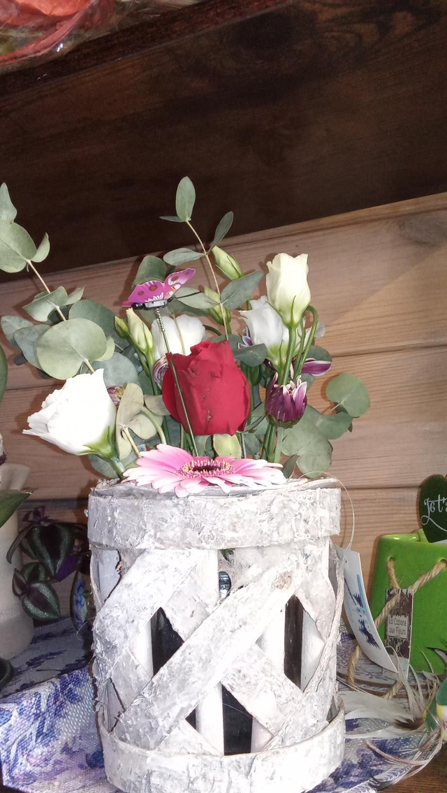 Bougeoir compo piquée