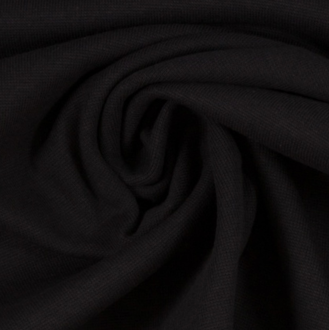  Jersey Stoff 0,5m schwarz 