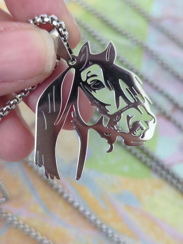 Pendentif cheval metal