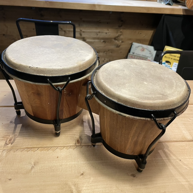 Bongo Set - Natural &amp; Black - Pre Owned