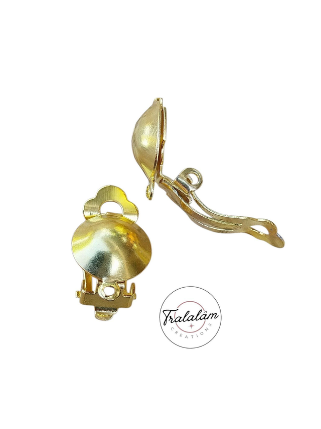 ✨Paire de CLIPS DORES (à adapter sur modèle au choix)✨