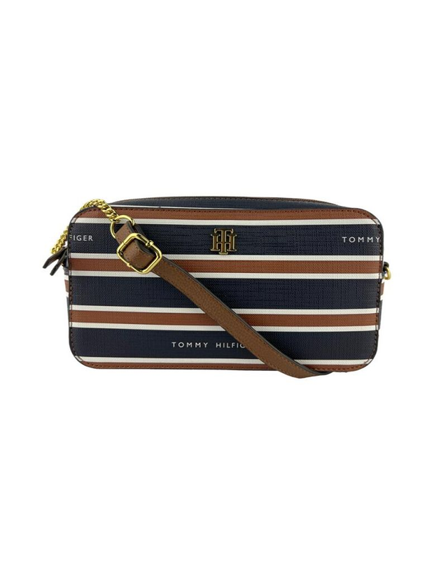 Tommy Hilfiger Bandolera Crossbody Diseño Lineal Correa Ajustable