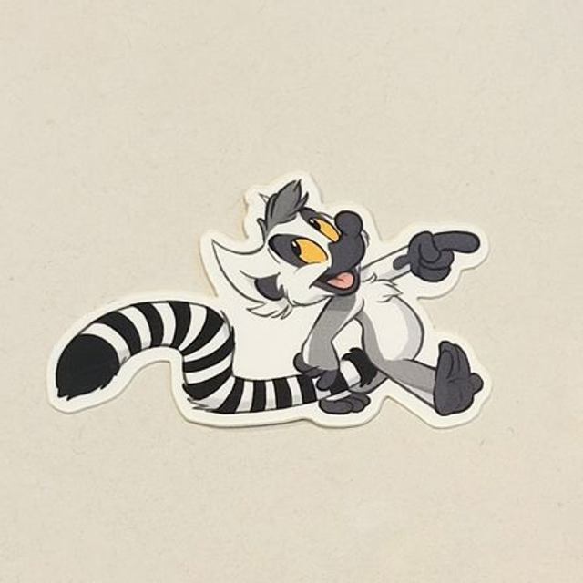 Kiki pointing sticker