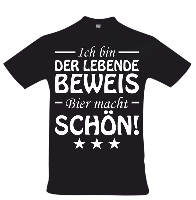 T-Shirt Bier macht schön