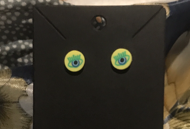 Children Yellow Earrings - Non Metal- CYE08