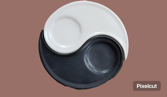 Bougeoir yin et yang