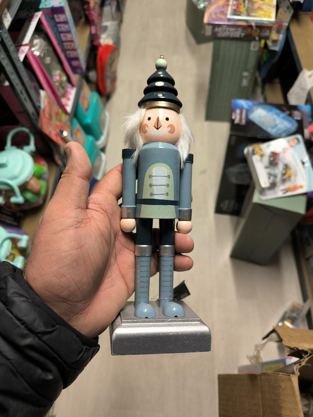 DÉCORATION SOLDAT BOIS 26 CM