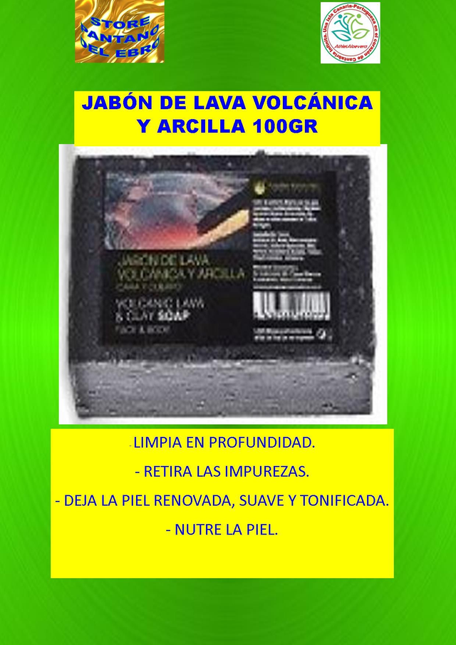 Jabón De Lava Volcánica Y Arcilla 