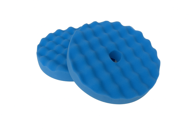 Wafelpad blauw 150 mm 2 stuks
