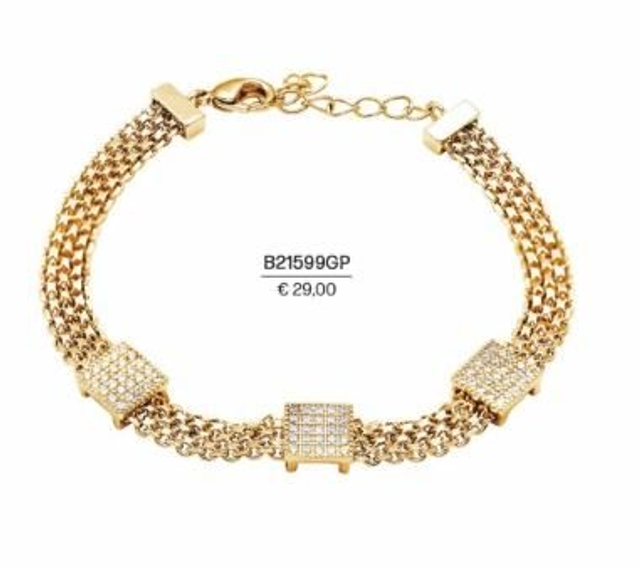 Bracciale in metallo anallergico