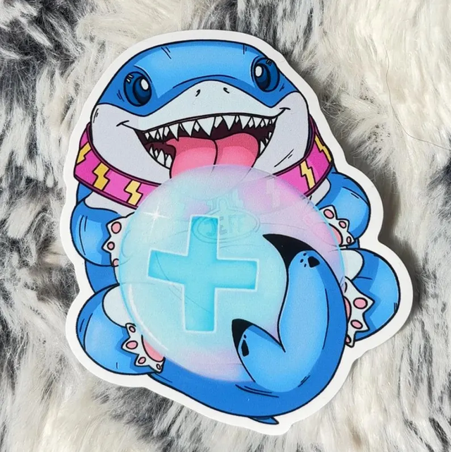 Jeff The Landshark Healing Bubble Sticker