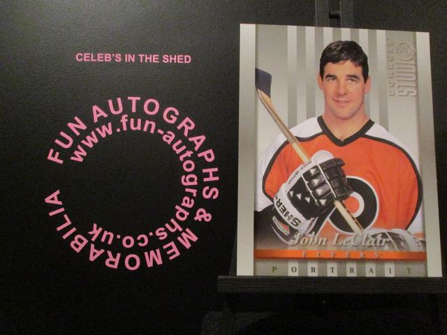 John LeClair - NFL 1997 Donruss Studio Ice Hockey Original 10x8 Trading Card #25 (A)