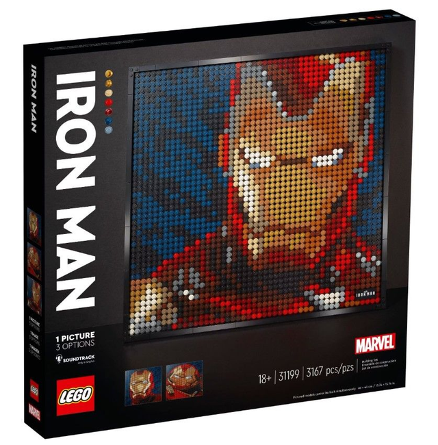 LEGO 31199 ART Marvel Studios Iron Man - Kunstbild