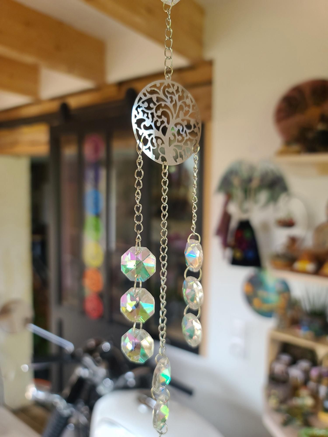 🌈 Attrape-soleil Arbre de vie rond