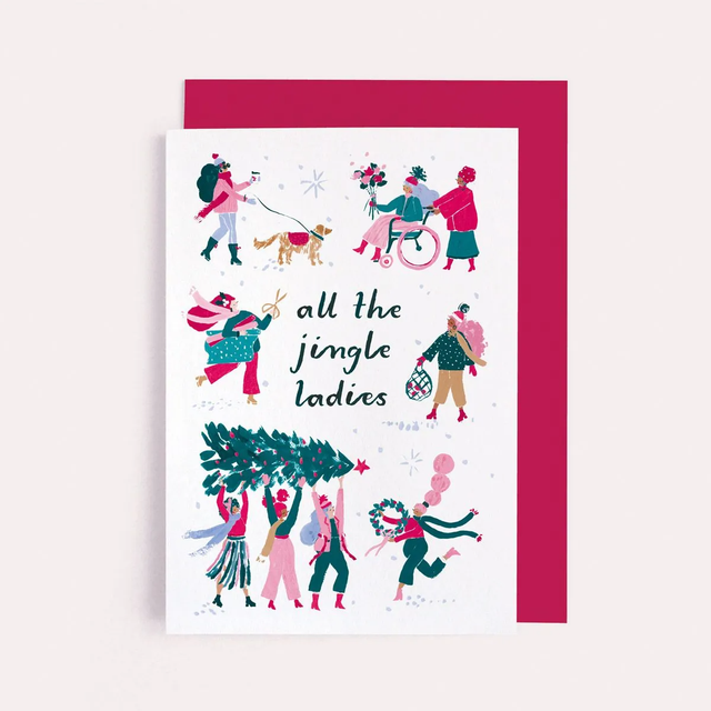 Jingle Ladies Christmas Card | Holiday Cards