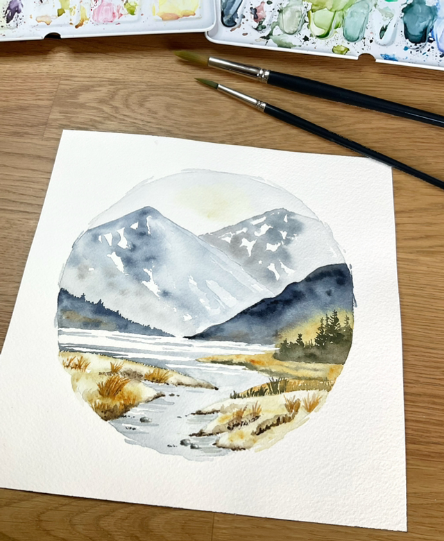 Bulle d’aquarelle #4