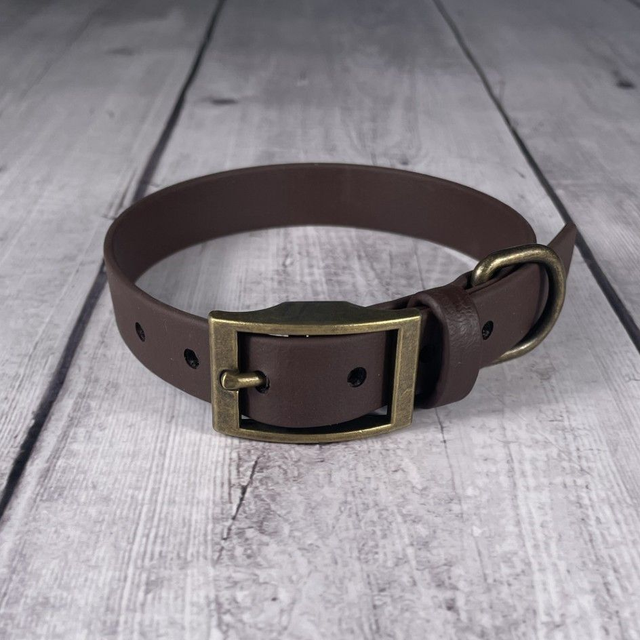 Espresso Waterproof BioThane® Collar