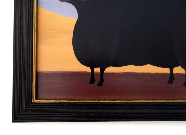 Framed Fine Art Print - Naive Prize Black Ram