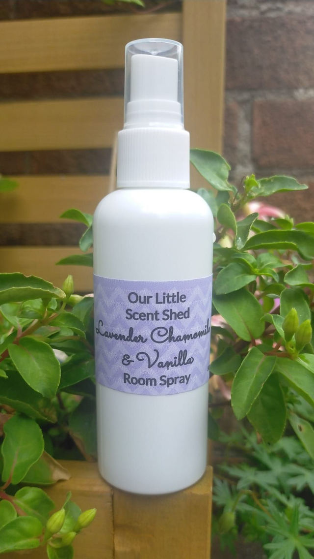 LAVENDER CHAMOMILE AND VANILLA ROOM SPRAY