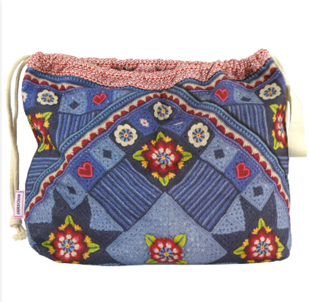 Drawstring Bag - Indigo Dreams