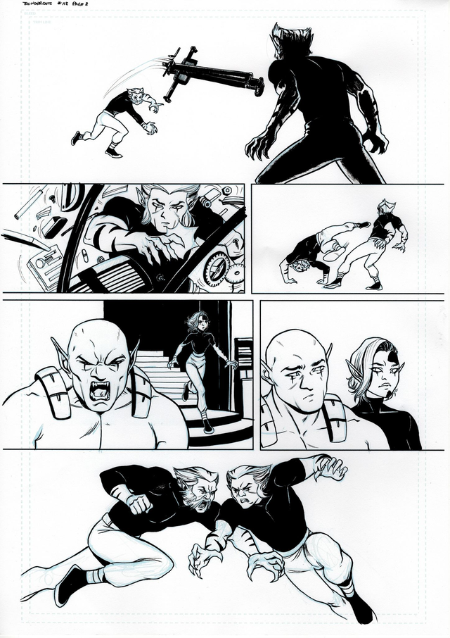 08/2025 - ThunderCats #18 Page 08- ORIGINAL, A3 (11.7x16.5)