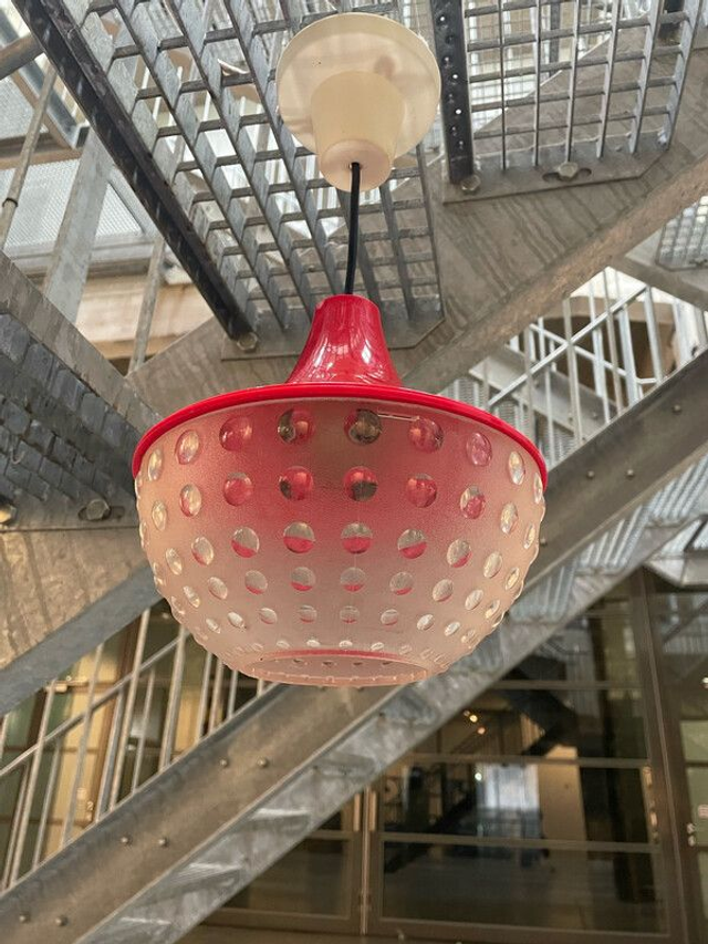 Rood klein lampje jaren &#039;50