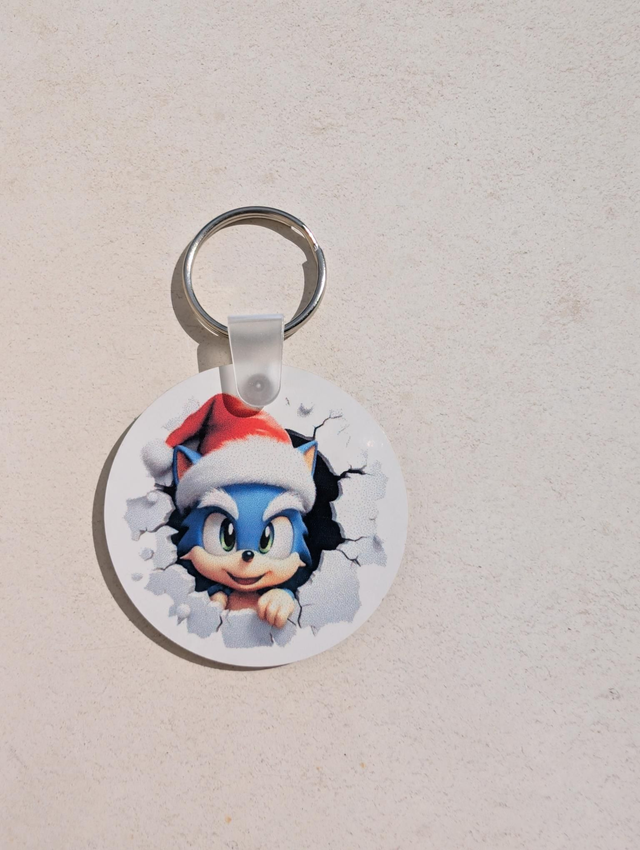 Portes clés sublimation Sonic