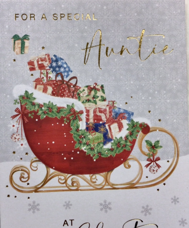 Christmas Auntie (Sleigh) NQ