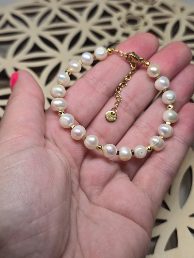 Bracelet Perle de culture d'eau douce 0,7 cm