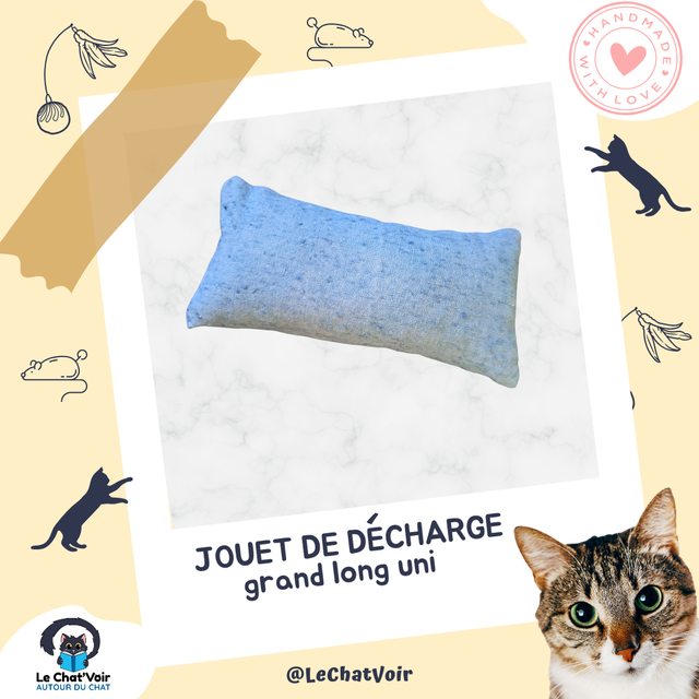 Jouet de décharge (grand, couleur unie)