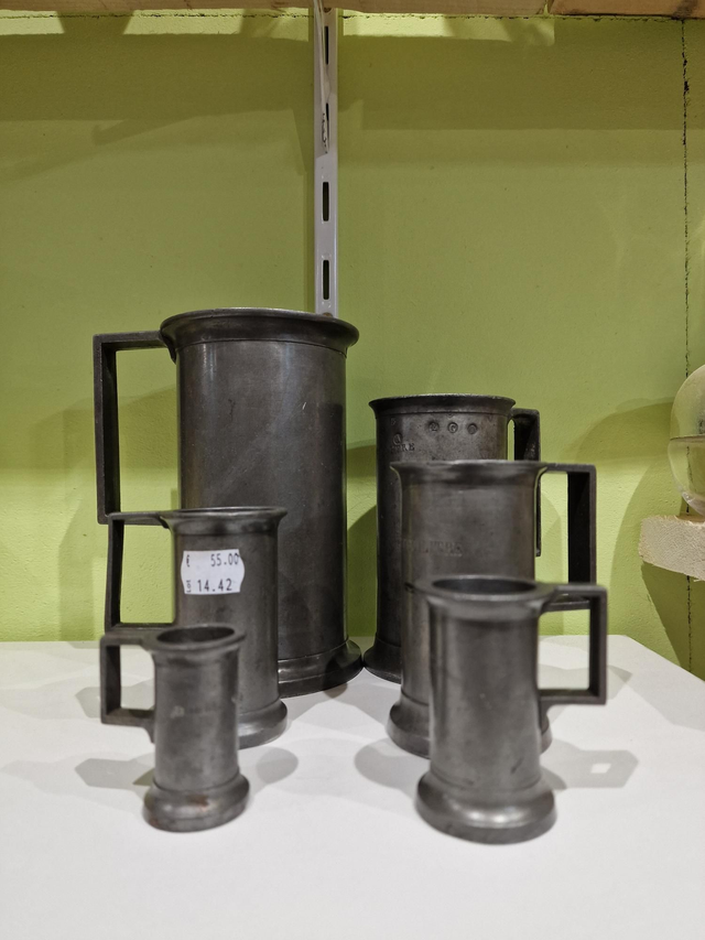 6 Mesures étain J R