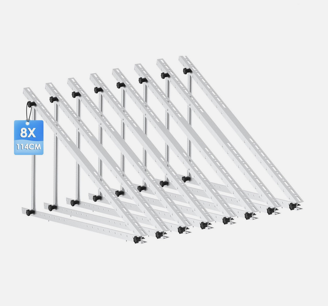 Solarmodul Halterung, Aufständerung für Flachdächer