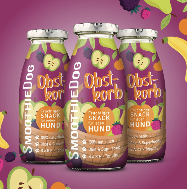 'Obstkorb' Hundesmoothie - von Smoothie Dog *vegan*
