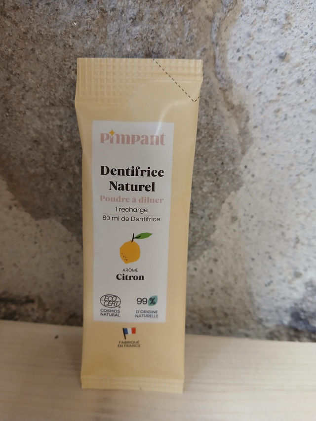 Recharge Dentifrice citron Pimpant 