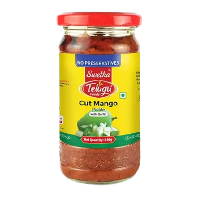 Telugu foods Cut Mango Pickle- 300g 