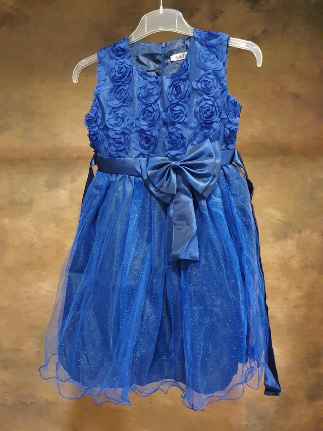 Prinzessin Kleid Elsa blau Gr. 160