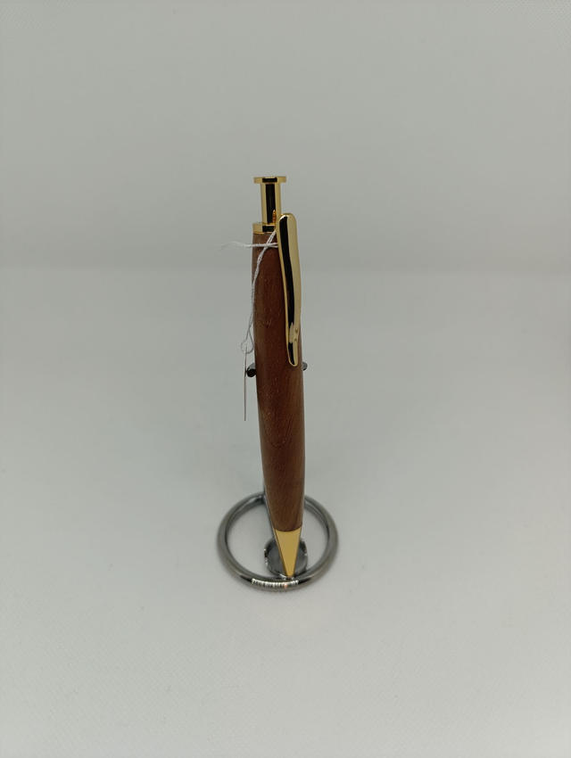 Stylo &quot;Click&quot; noyer