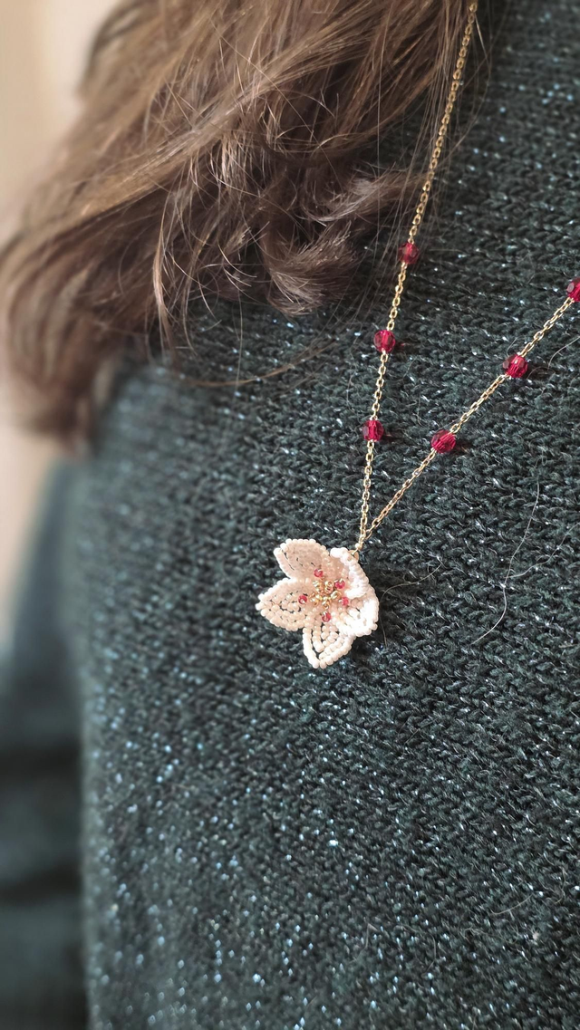 Sautoir White Christmas