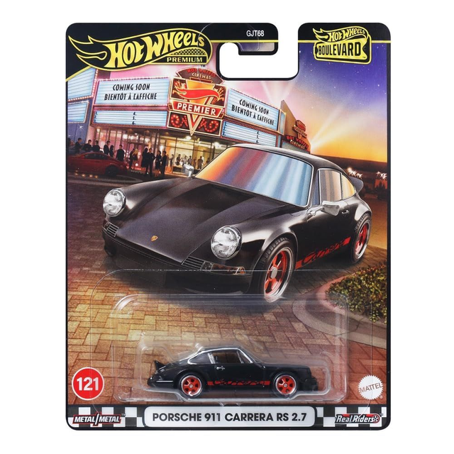 Hot Wheels Premium Boulevard - Porsche 911 Carrera RS 2.7 in Schwarz